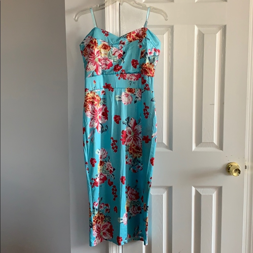 Floral summer dress